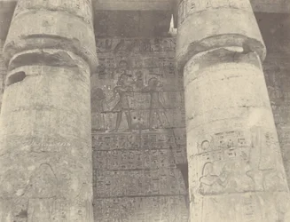 (Médinet Habou, Palast von Ramses Méïamoun, linke Wand)